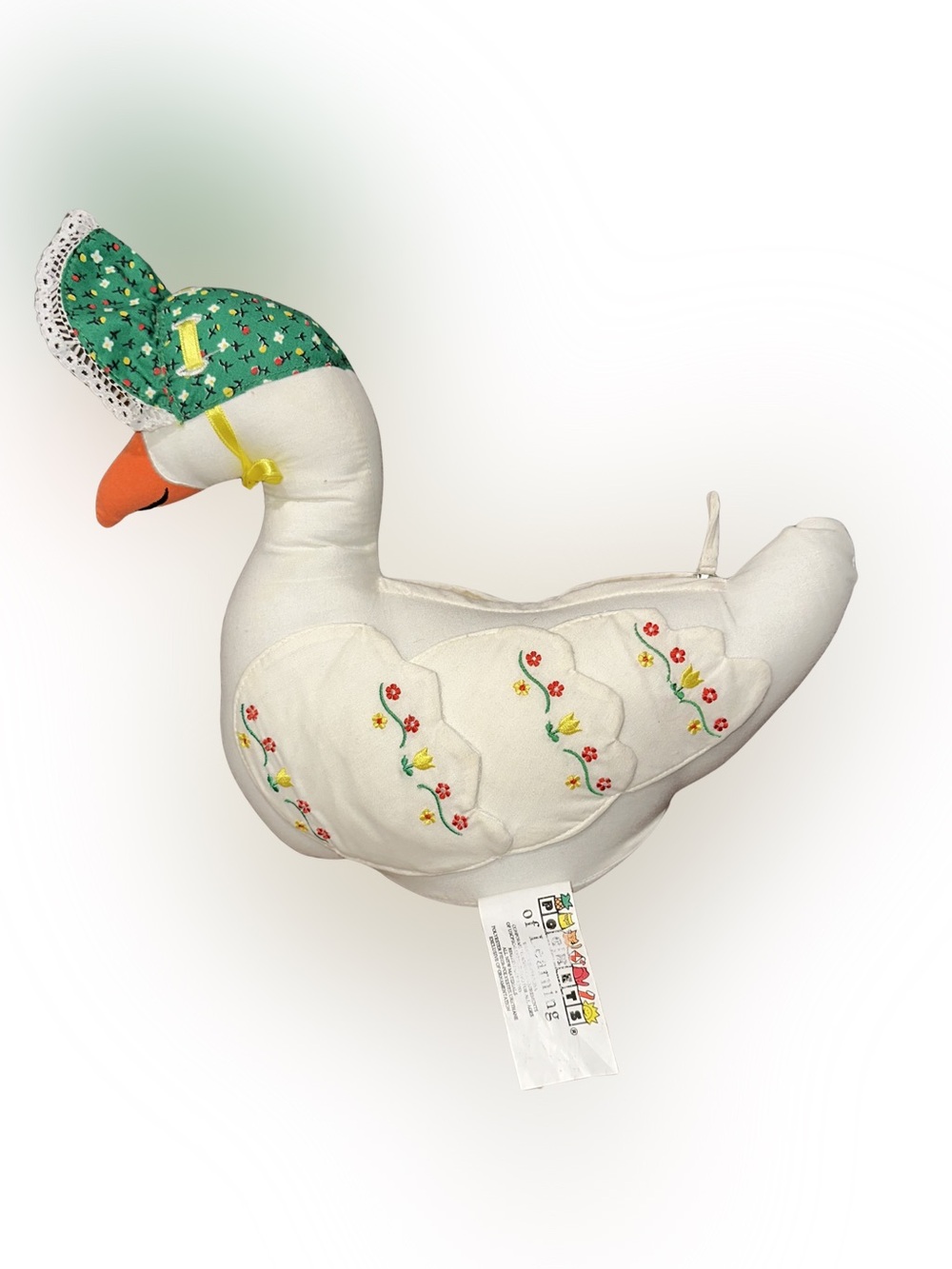 Vintage 2005 Pockets of Learning Goose Plush Cottage Core Decor Nursery - Picture 2 of 7